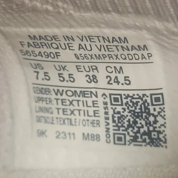 Converse Chuck Taylor All-Star Shoreline Men's Slip-on Low-Top Sneakers - 7.5 - Picture 10 of 10